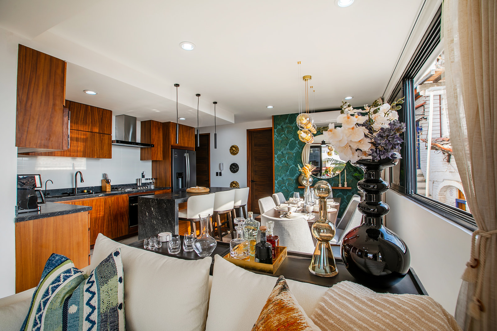 Modern kitchen with premium finishes